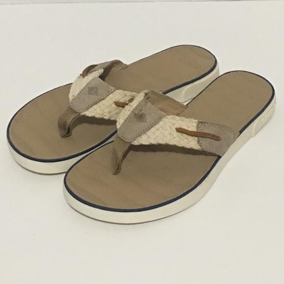 sperry flip flops